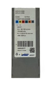 Płytka skrawająca GFN 9 IC354